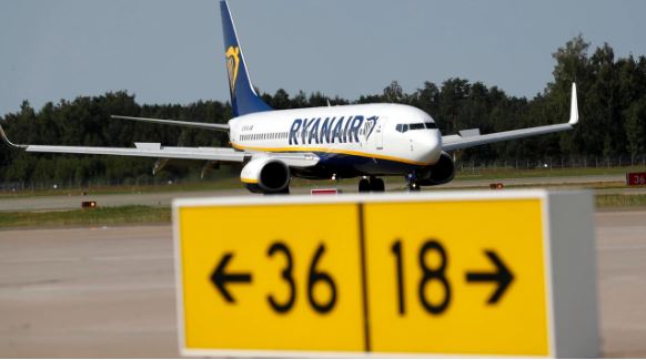 Ryanair delayed flight
